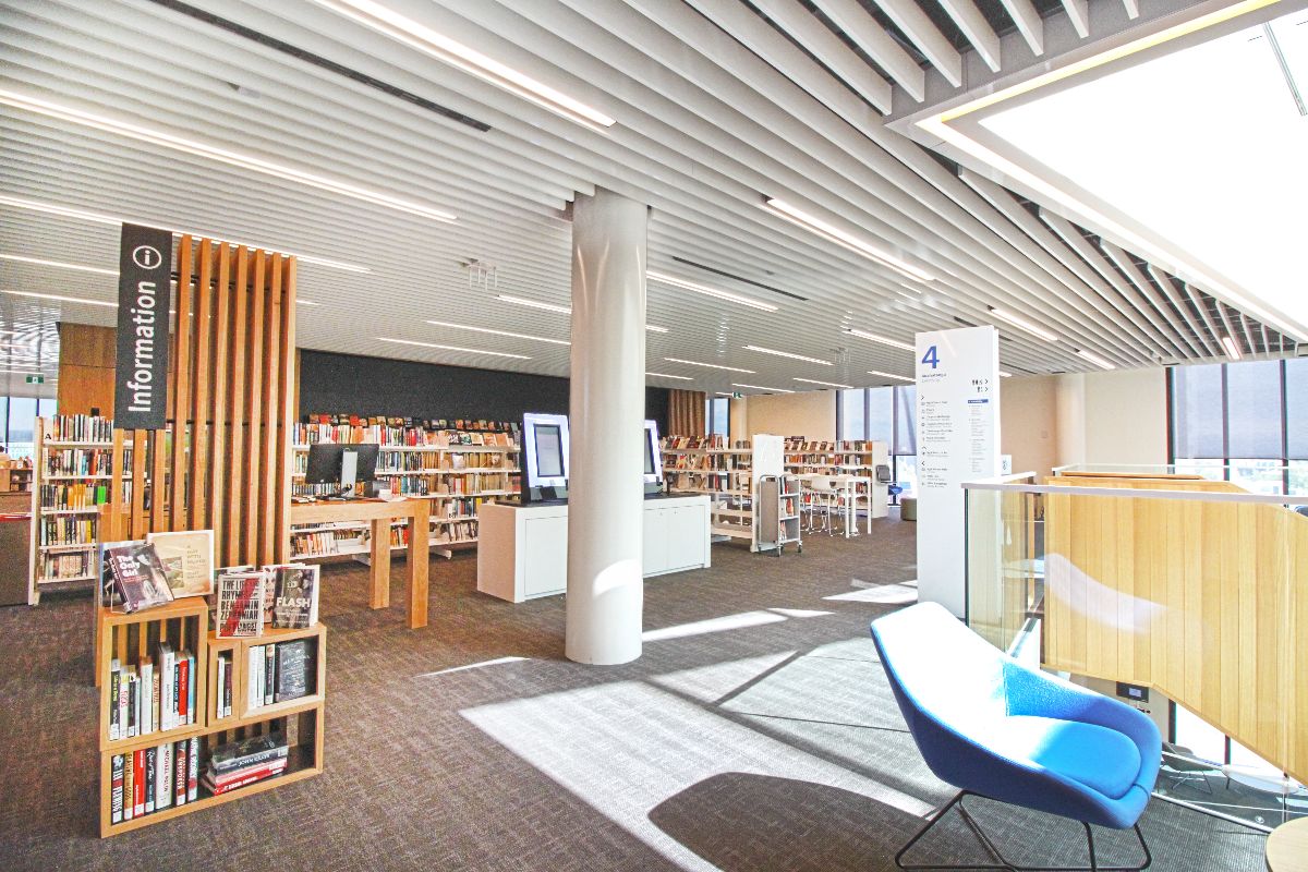 Christchurch Library - Eclipse Aluminum Baffle